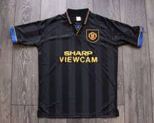 CAMISA DE FUTEBOL MANCHESTER UNITED AWAY 1993/95 ADULTO GRANDE OFICIAL RETRÔ MASCULINA L, usado comprar usado  Enviando para Brazil