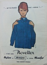 Publicité chemise noveltex d'occasion  Montluçon