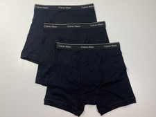 Cuecas boxer clássicas de algodão Calvin Klein NB4003 - Grande - Conjunto de 3, usado comprar usado  Enviando para Brazil