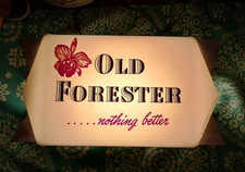 Usado, Placa iluminada de uísque vintage bar Old Forester funciona muito bem!! publicidade leve comprar usado  Enviando para Brazil