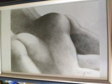 Erotische kohlezeichnung rahme gebraucht kaufen  Hannover