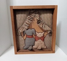 Vintage appliqué folk for sale  Fulton