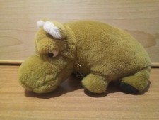Raro Vintage Anos 1960 Merrythought Ironbridge Shrops Brinquedo de Pelúcia Hipopótamo Verde comprar usado  Enviando para Brazil
