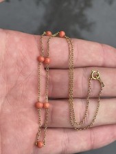 coral necklace for sale  BRIGHTON