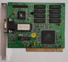 Używany, Karta graficzna miro Crystal 10AD PCI (ALG2301.B, 1MB, retro, 1995) na sprzedaż  PL