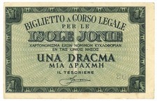 Dracma occupazione italiana usato  Pignataro Maggiore
