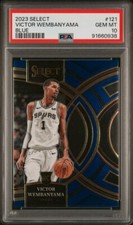 PSA 10 2023-24 Panini Select Victor Wembanyama Premier Blue Concourse #121 Pop/3 comprar usado PSA 10 2023-24 Panini Select Victor Wembanyama Premier Blue Concourse #121 Pop/3 comprar usado  Enviando para Brazil