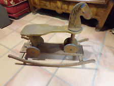 Antique wooden rocking d'occasion  Expédié en Belgium