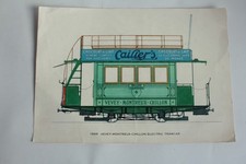 Gravure tramcar publicité d'occasion  Seyssel