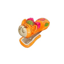 Usado, Grampeador de gato rosa laranja neon anos 60 feira de férias meados do século vintage retrô comprar usado  Enviando para Brazil
