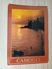 CARTOLINA ITALIA GENOVA CAMOGLI GOLFO PARADISO TRAMONTO ITALY POSTCARD comprar usado  Enviando para Brazil