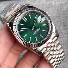 36MM NH35A Sunburst mostrador verde relógio masculino automático pulseira de aço Jubileu 2023 comprar usado  Enviando para Brazil