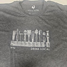 Usado, Camisa de cerveja artesanal cultivada localmente - DRINK LOCAL - Masculina GG comprar usado  Enviando para Brazil