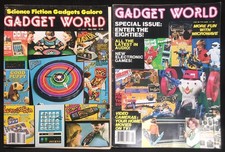 Vintage magazine GADGET WORLD electronics video games toys VHS Sony 1980s tech segunda mano  Embacar hacia Mexico