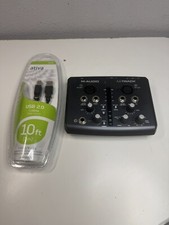 Interfaz de audio USB M-Audio M-Track de 2 canales XLR-MIDI segunda mano  Embacar hacia Mexico