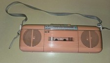 Sharp QT-50 Vintage Boombox, Pink Peach Stranger Things (Leia Detalhes) comprar usado Sharp QT-50 Vintage Boombox, Pink Peach Stranger Things (Leia Detalhes) comprar usado  Enviando para Brazil