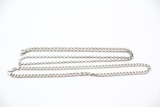 vintage silver belcher chain for sale  LEEDS