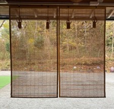Conjunto de tela japonesa Misu Sudare janela sombra cega cerimônia chá 168×88cm comprar usado  Enviando para Brazil