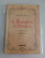 Libretto opera barbiere usato  Genova
