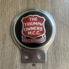 Triumph owners m.c.c. for sale  BURTON-ON-TRENT