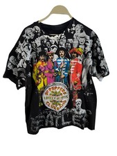 Camisa ponto único vintage anos 90 The Beatles Sgt Peppers Lonely Hearts Band AOP, usado comprar usado  Enviando para Brazil