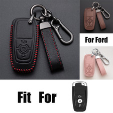 Capa de couro real chave de carro para Ford Mustang Ranger Fusion Explorer Mondeo comprar usado  Enviando para Brazil