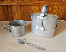 Kit de bagunça de alumínio militar exército soviético panela de comida colher copo URSS tigela de cozinha comprar usado  Enviando para Brazil