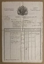 Rare document permis d'occasion  Nice-
