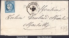 60a lettre 2240 d'occasion  Agde