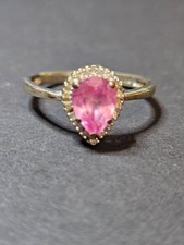 Pink sapphire diamond for sale  LEEDS
