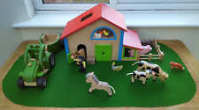 Wooden toy farm for sale  PETERSFIELD