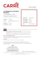 Stewart ticket amsterdam gebraucht kaufen  Hannover