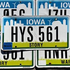 Iowa license plates for sale  Boulder