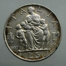 Lire famiglia 1937 usato  Italia