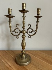 Vintage brass candelabra for sale  GAINSBOROUGH