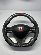 Volante de fibra de carbono hidrodipped para Honda Civic FD2/FN2 2006-2012 comprar usado  Enviando para Brazil