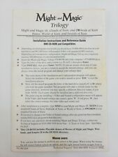 Instruções de instalação e guia de referência Might and Magic Trilogy (PC, 1995) comprar usado  Enviando para Brazil
