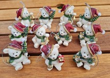 Christmas decorations bears for sale  GOSPORT