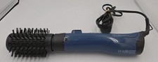 Usado, Escova/secador rotativo de ar quente Tru Beauty azul revestido de cerâmica escova de cabelo secador  comprar usado  Enviando para Brazil
