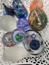 Vintage paperweights joblot for sale  BATLEY