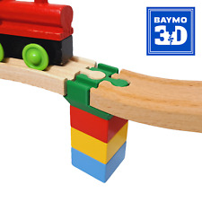 Adaptador de trilho de trem - Conecte duplo a trilho de madeira - Conector de suporte de ponte comprar usado  Enviando para Brazil