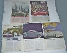 Lincoln zephyr ads for sale  Stockton