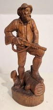 Holzfigur jäger hund gebraucht kaufen Holzfigur jäger hund gebraucht kaufen  Berlin