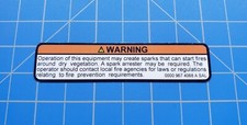 Stihl Warning / Decalque / Adesivo # 0000 967 4068, # 00009674068 comprar usado  Enviando para Brazil
