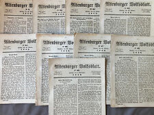 Altenburger volksblatt 1852 gebraucht kaufen  Berlin