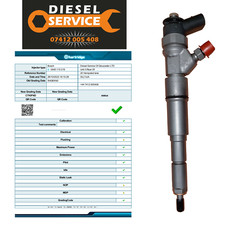 0445110131 BMW E60 E63 E46 M57 3.0d injetor usado e testado com novo código IMA comprar usado  Enviando para Brazil