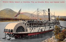 #K1975 CASCADE LOCKS, OR.    CARTÃO POSTAL, BARCO FLUVIAL comprar usado  Enviando para Brazil