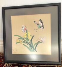Silk backed embroidery for sale  TREHARRIS