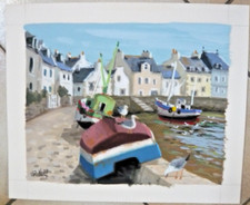 Gouache bretonne ile d'occasion  Carqueiranne