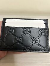 Portacarte gucci nero usato  Napoli